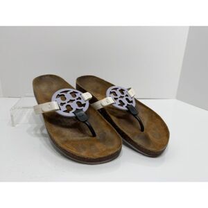 Tory Burch Miller Cloud Thong Sandal Women's Size 8 1/2 M Pre Owned